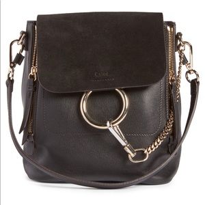 Chloé Small Faye & Suede Backpack